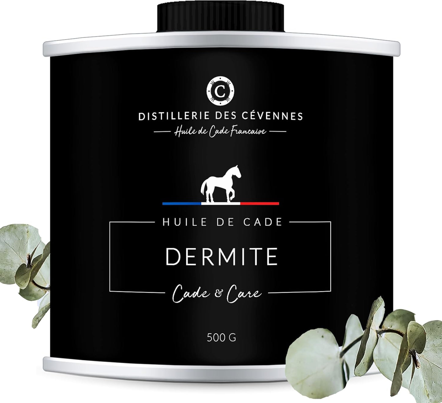Huile de Cade pour Chevaux - Soin de la Dermite - 100% Fabriquée et Distillée en France