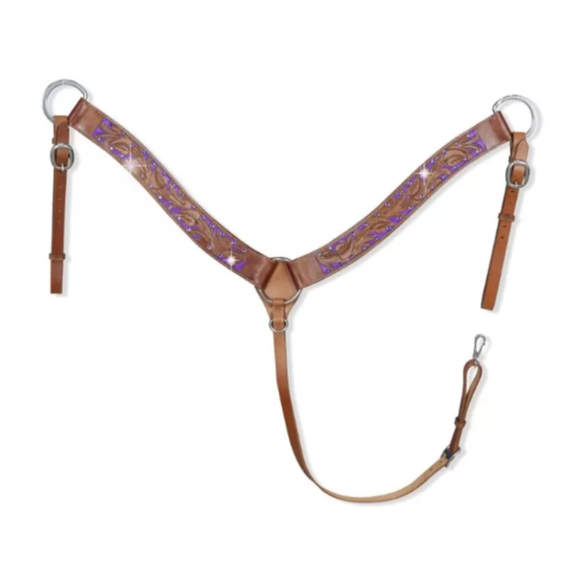 Selle Western 16" Silver Horse Georgia - Violet