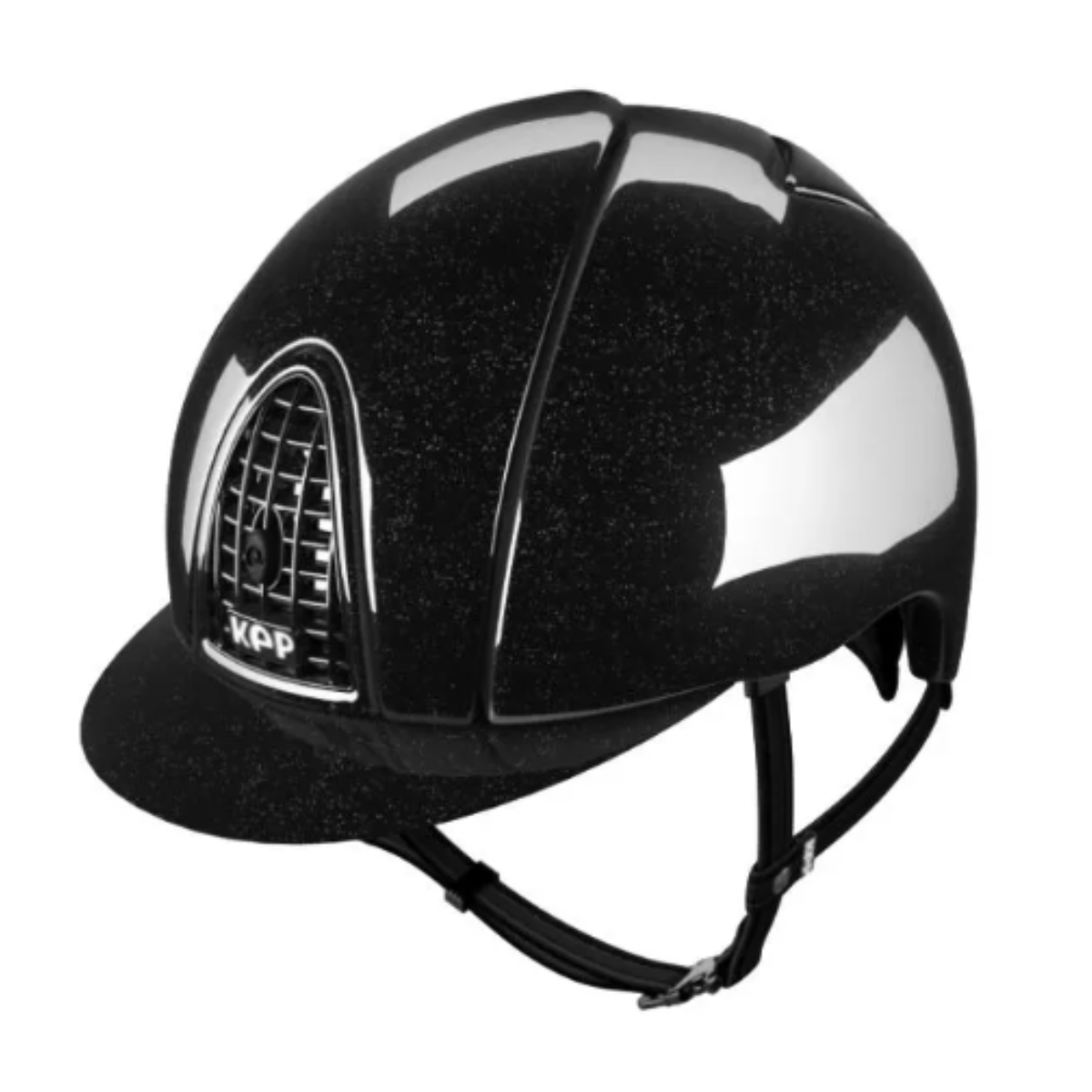Bombe Equitation Kep Italia Cromo Diamond - Noir