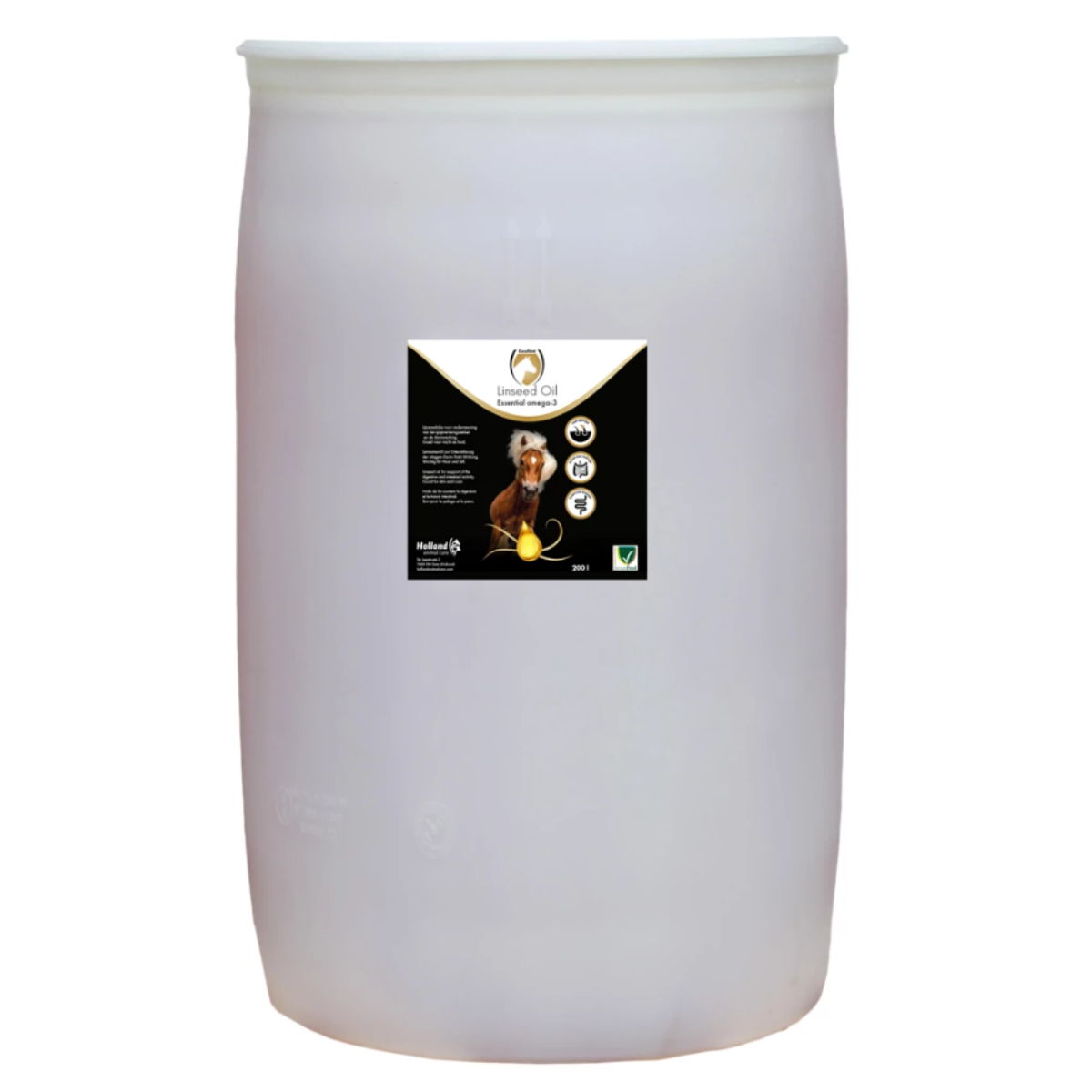 Huile de lin chevaux