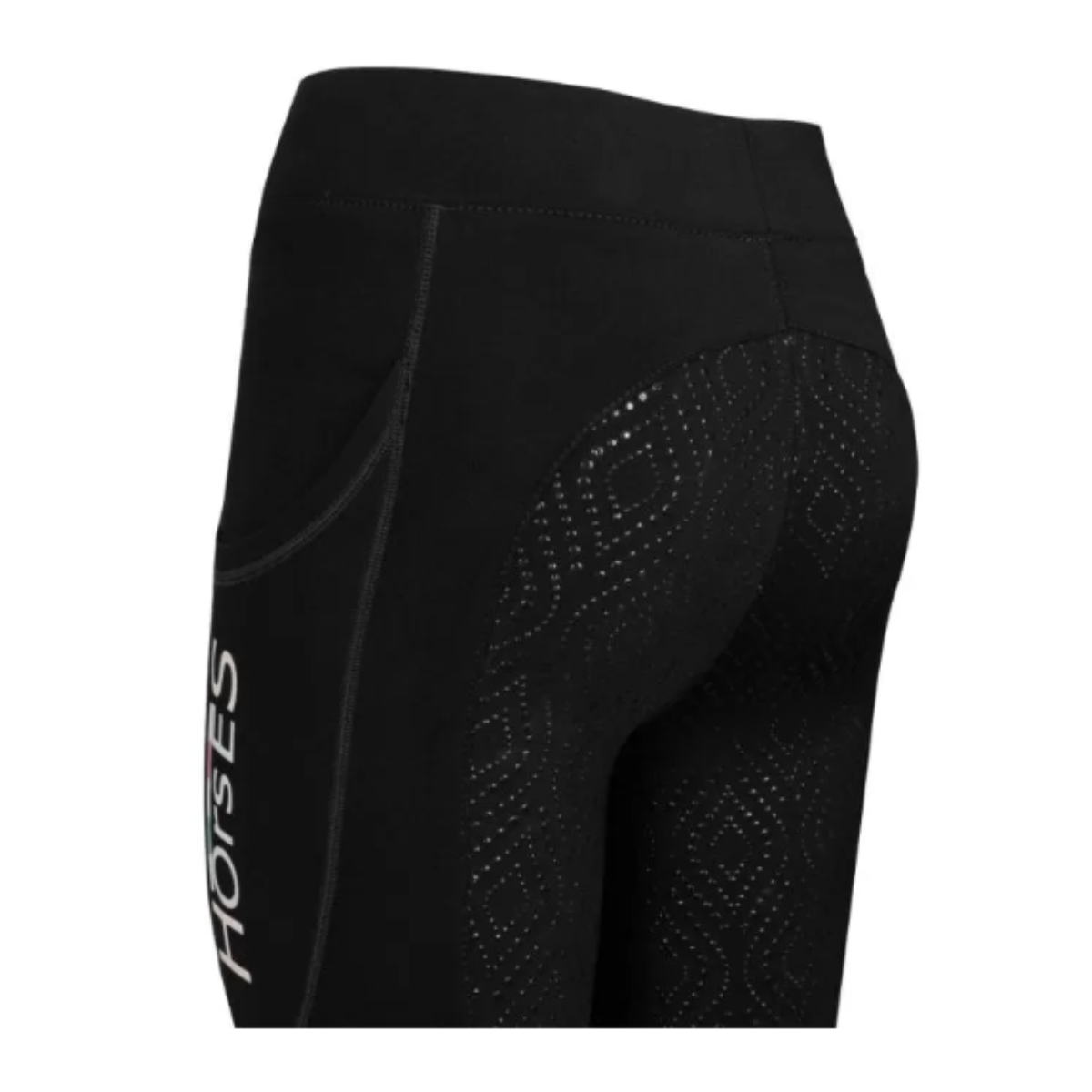 Leggings femme Horses equitation Nadine - Noir
