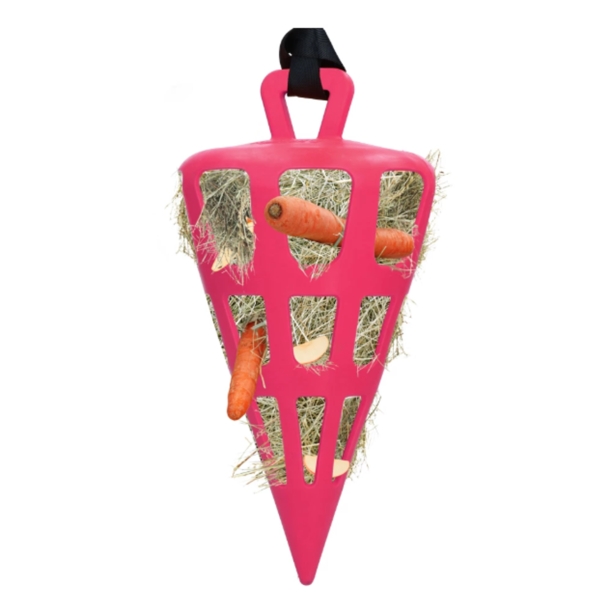 Mangeoire Lente à Foin Fun & Flex Carotte