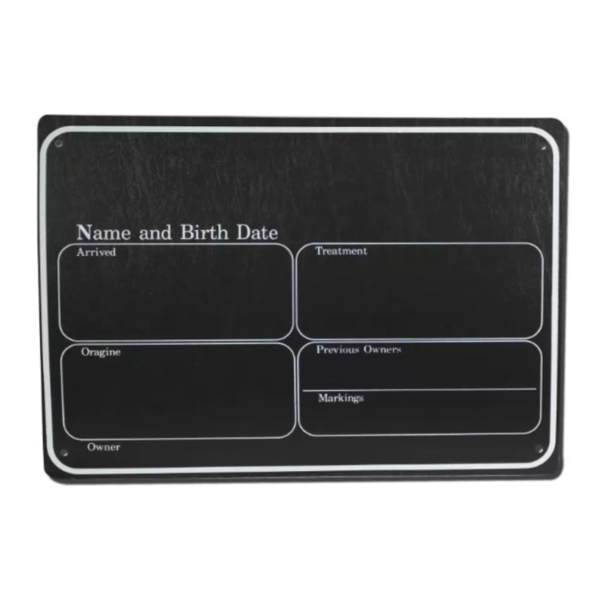 Plaque de Box Nom Cheval