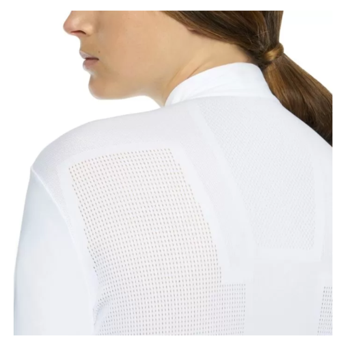 Polo Concours Femme Cavalleria Toscana R-Evo Epaulet Manches Longues