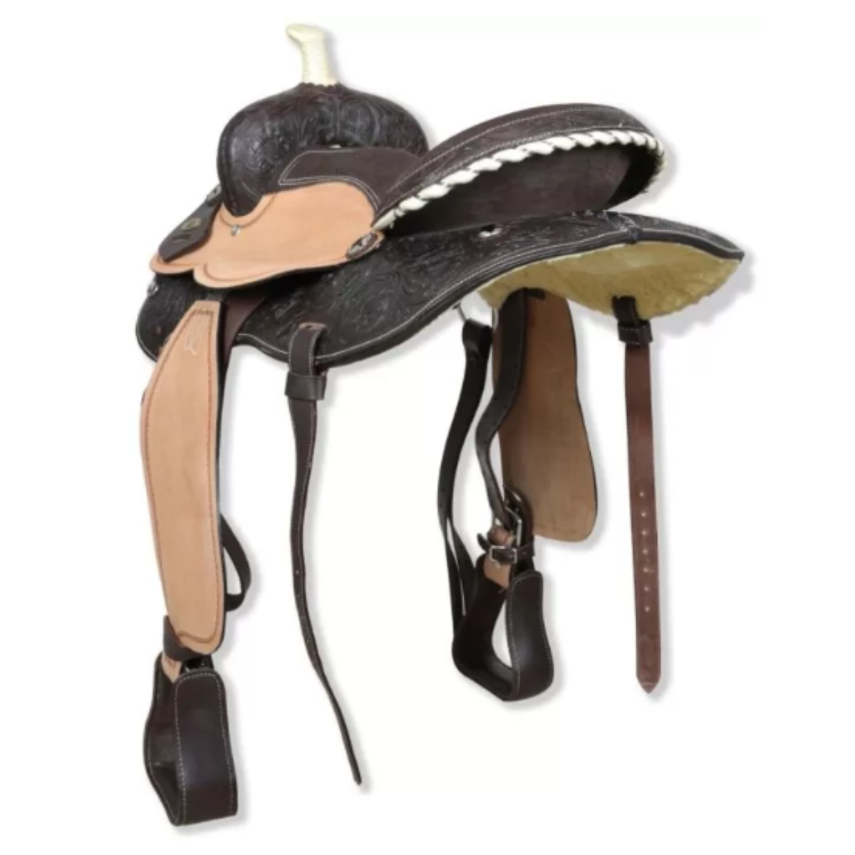 Selle Western 16" Silver Horse Orion