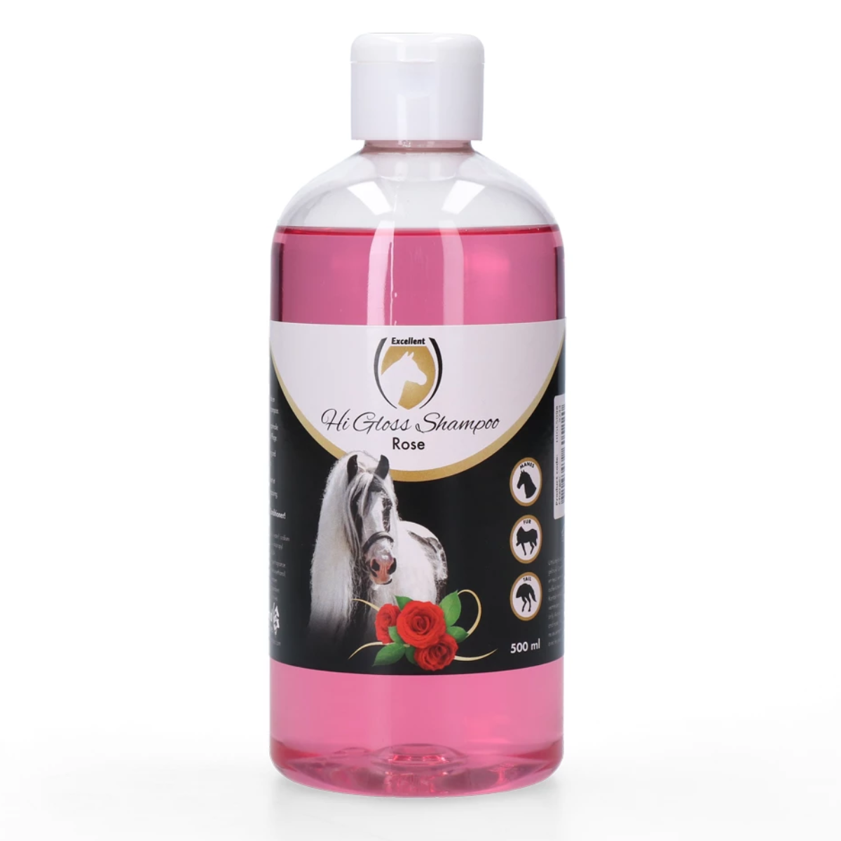 Shampoing chevaux hi gloss Rose 500 ml