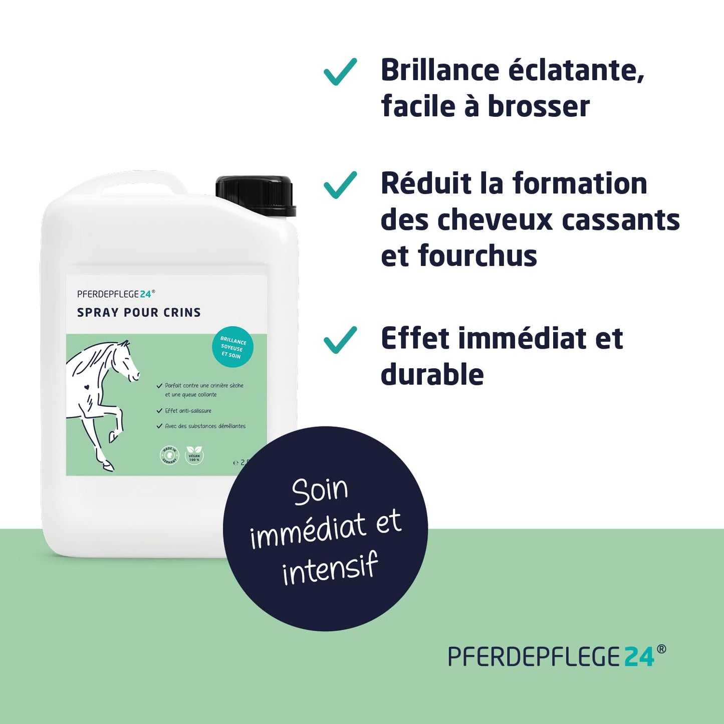 Spray de crins pour Chevaux
