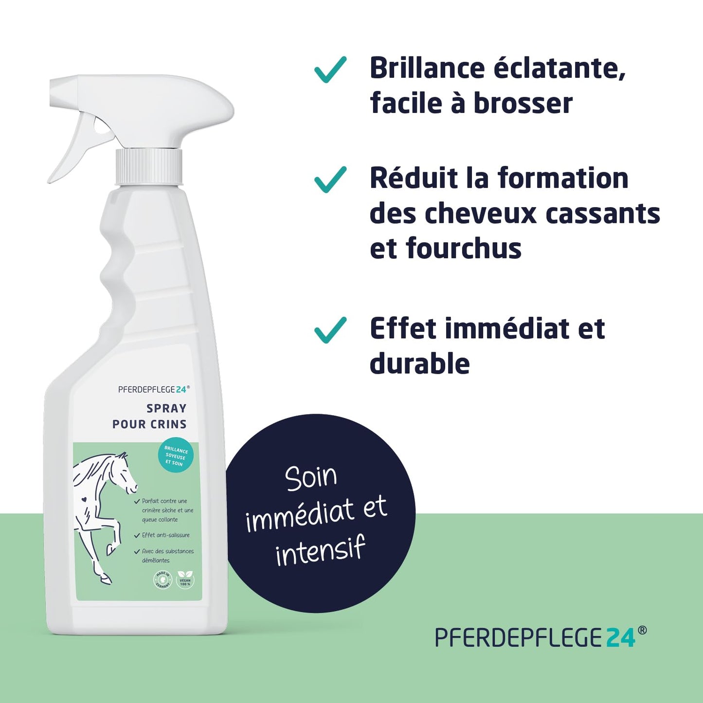 Spray de crins pour Chevaux