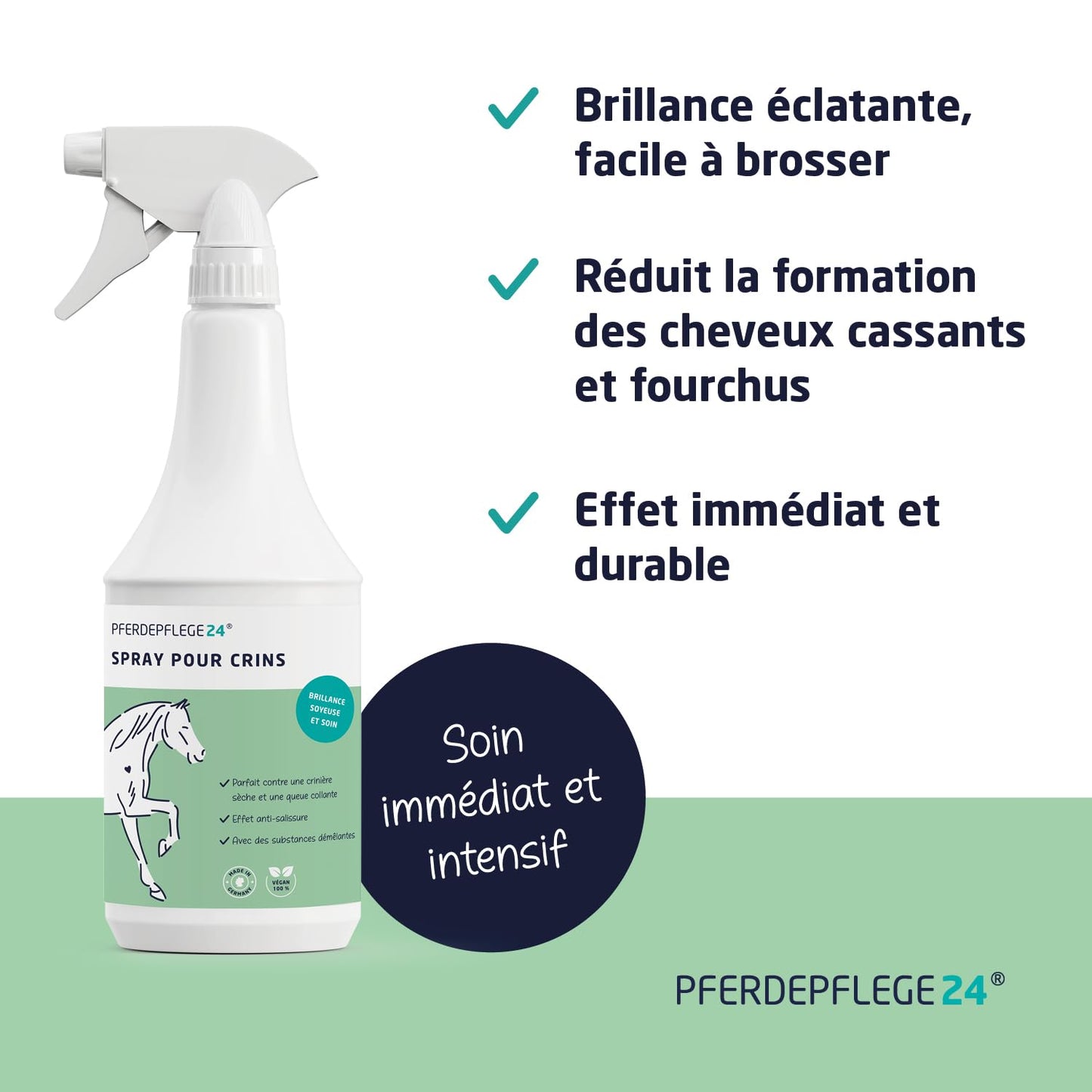 Spray de crins pour Chevaux