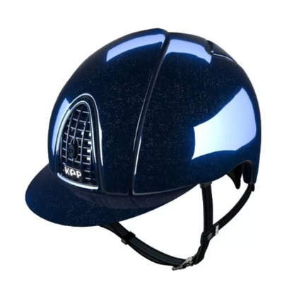 Bombe Equitation Kep Italia Cromo Diamond - Bleu