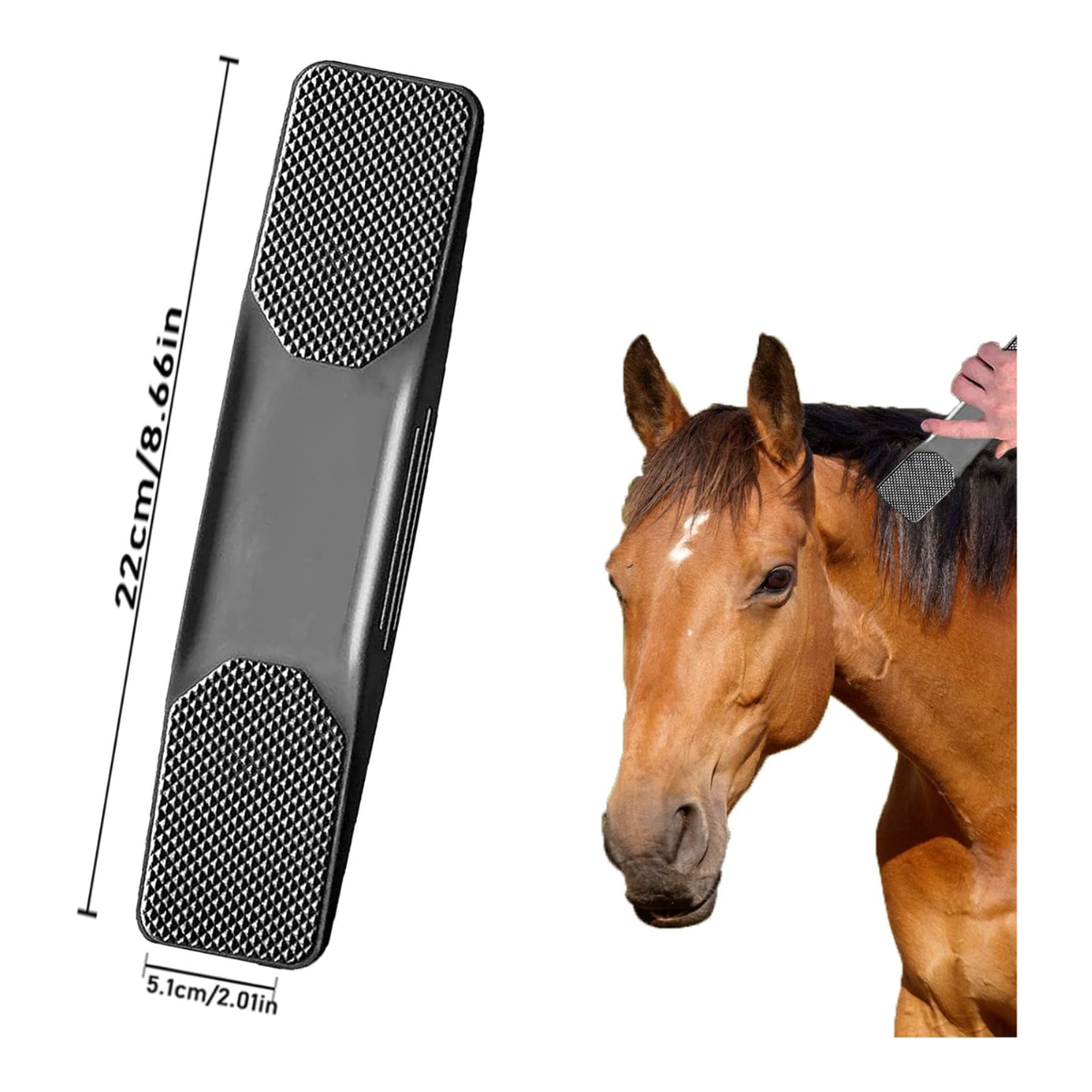 Brosse anti-poils et anti-boue - Noire
