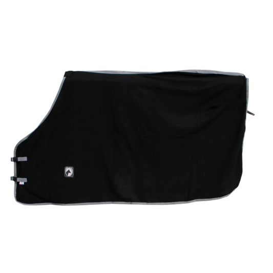 Couverture anti-sueur noir/gris 135/185 cm
