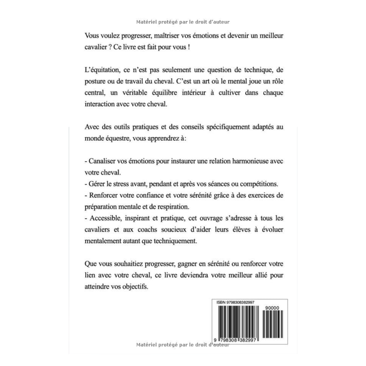 Livre - Le mental en équitation: Devenir meilleur cavalier sans changer de cheval