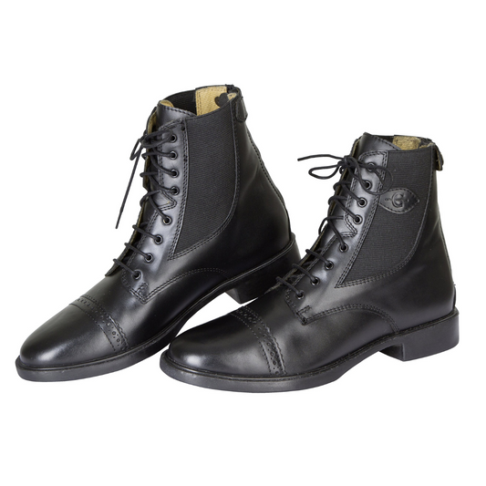 Chaussures d'Equitation en cuir à lacets
