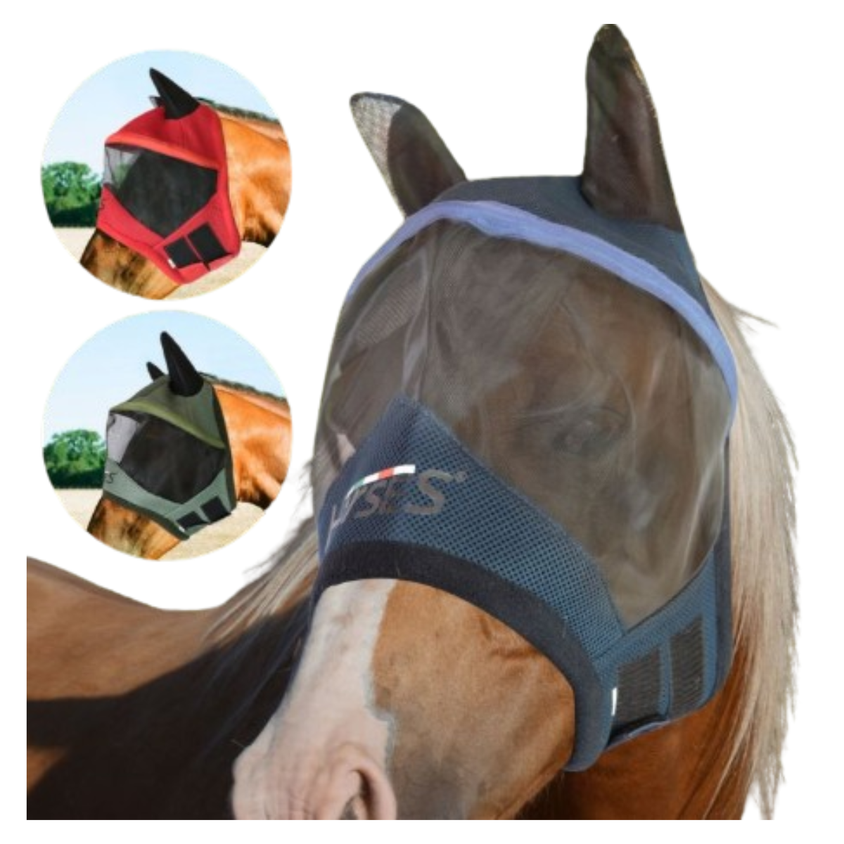 Masque Anti-Mouches Horses Cover