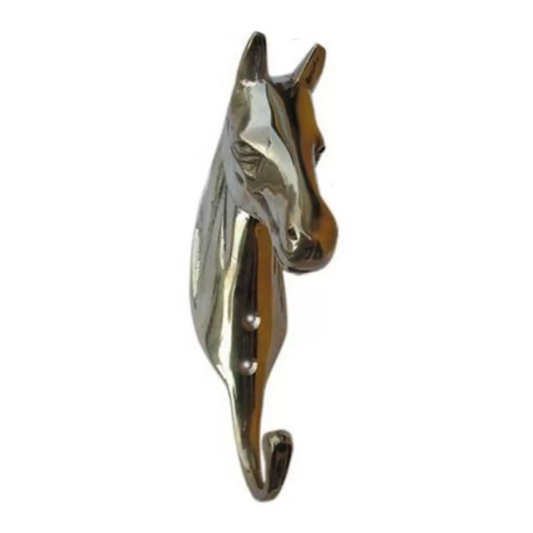 Porte-Bridon Cheval en Laiton