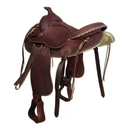 Selle Western 16" Silver Horse Mod. Indiana U.S.