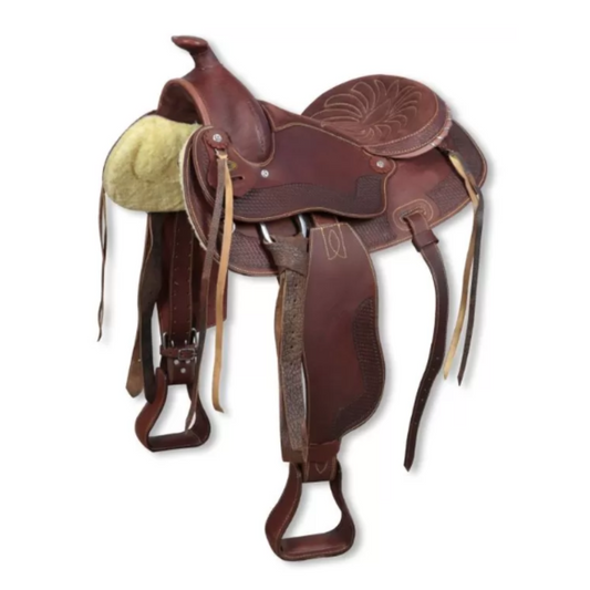 Selle Western 16" Silver Horse Mod. Indiana U.S.