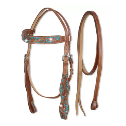Selle Western 15" Silver Horse Georgia - Bleu ou Rose