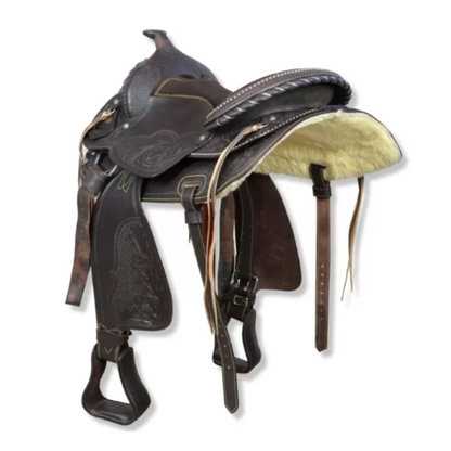 Selle Western Silver Horse Maine - 16"