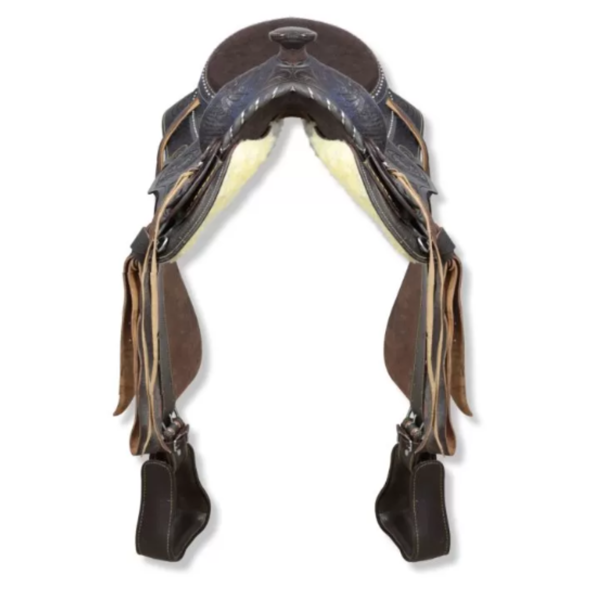 Selle Western Silver Horse Maine - 16"