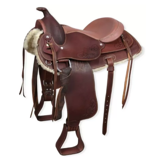 Selle Western 17" Silver Horse Winsconsin