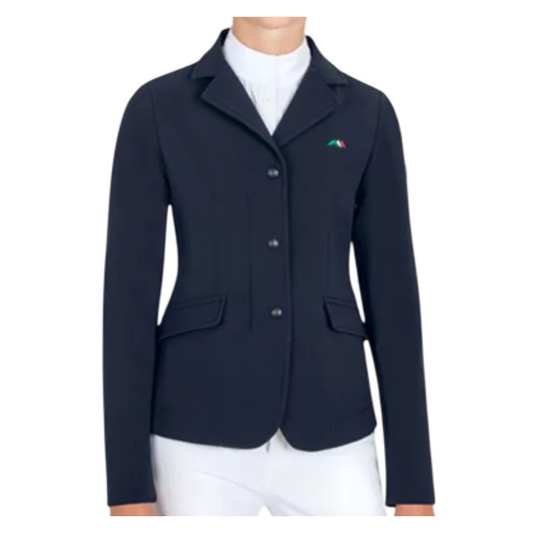 Veste de Concours Equiline Carolink Mädchen - Bleue